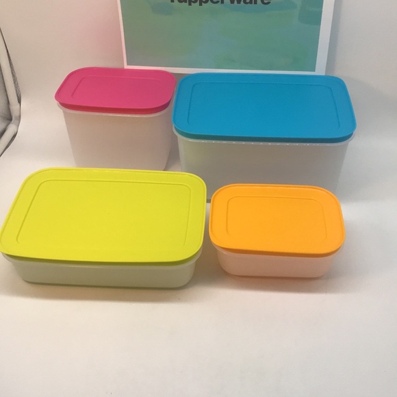 Tupperware Freeze it Containers Set of 4 - Picture 9 of 14